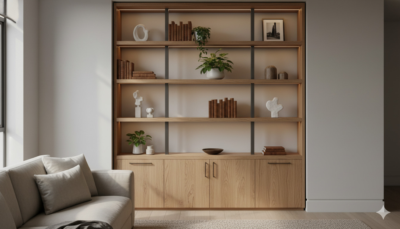 Custom shelving unit